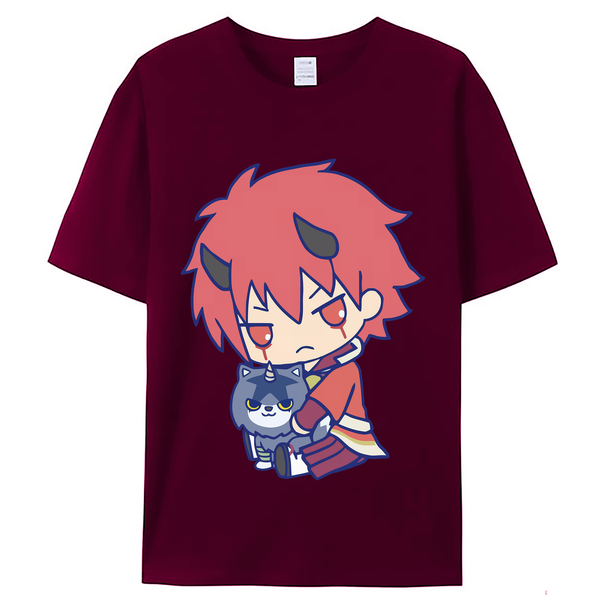 （画像用） 転スラ Regarding Reincarnated to Slime レディースカジュアルプリントTシャツ（綿100％）